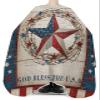 Country Red Blue Star Barber Cape - Salon Hair Cutting Cape for Women,Men,Kids,Adults,Independence Day Rustic Flag Haircut Cape with Elastic Neckline Hairdressing Stylist Cape Gown Accessories view 3