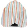 Abstract Orange Barber Cape - Salon Hair Cutting Cape for Women,Men,Kids,Adults,Geometric Striped Ombre Green Haircut Cape with Adjustable Elastic Neckline Hairdressing Stylist Cape Gown Accessories view 3