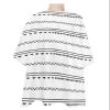 Bohemian Barber Cape - Salon Hair Cutting Cape for Women,Men,Kids,Adults,Boho Stripes Cream Tribal Folk Geometric Haircut Cape with Elastic Neckline Hairdressing Stylist Cape Gown Accessories view 1