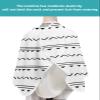Bohemian Barber Cape - Salon Hair Cutting Cape for Women,Men,Kids,Adults,Boho Stripes Cream Tribal Folk Geometric Haircut Cape with Elastic Neckline Hairdressing Stylist Cape Gown Accessories view 4