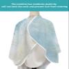 Gradient Marble Barber Cape - Salon Hair Cutting Cape for Women,Men,Kids,Adults,Modern Ombre Teal Turquoise Gold Haircut Cape with Elastic Neckline Hairdressing Stylist Cape Gown Accessories view 4