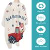 Red Farmhouse Truck Barber Cape - Salon Hair Cutting Cape for Women,Men,Kids,Adults,Independence Day Patriotic Flag Red Blue Haircut Cape with Elastic Neckline Hairdressing Stylist Cape Gown view 2
