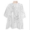 Geometric Barber Cape - Salon Hair Cutting Cape for Women,Men,Kids,Adults,Modern Abstarct Stripes Mountain Line Art Haircut Cape with Elastic Neckline Hairdressing Stylist Cape Gown Accessories view 1