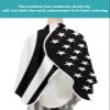 America Pink Black Flag Barber Cape - Salon Hair Cutting Cape for Women, Men, Kids, Adults, Country White Stars Haircut Cape with Adjustable Elastic Neckline Hairdressing Stylist Cape Gown Accessories view 4