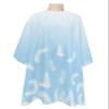 Ombre Blue Barber Cape - Salon Hair Cutting Cape for Women,Men,Kids,Adults,White Feather Fantasy Abstract Minimalistic Aesthetic Art Haircut Cape with Elastic Neckline Hairdressing Stylist Cape Gown view 1