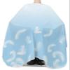 Ombre Blue Barber Cape - Salon Hair Cutting Cape for Women,Men,Kids,Adults,White Feather Fantasy Abstract Minimalistic Aesthetic Art Haircut Cape with Elastic Neckline Hairdressing Stylist Cape Gown view 3