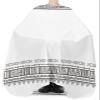 Bohemian Barber Cape - Salon Hair Cutting Cape for Women,Men,Kids,Adults,Ethnic Black Geometric Tribal Unique Chic Boho Haircut Cape with Elastic Neckline Hairdressing Stylist Cape Gown Accessories view 3