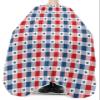 Red Blue Lattice Barber Cape - Salon Hair Cutting Cape for Women,Men,Kids,Adults,4th-of-July Independence Day Holiday Haircut Cape with Elastic Neckline Hairdressing Stylist Cape Gown Accessories view 3