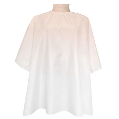 Ombre Light Peach White Barber Cape - Salon Hair Cutting Cape for Women,Men,Kids,Adults,Modern Abstract Gradient Art Haircut Cape with Elastic Neckline Hairdressing Stylist Cape Gown Accessories