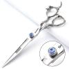 6/7/8/9 Inch Professional Slim Japanese Hairdressing Scissors Set for Men or Women (7 Inches, 2 Pieces-B) view 2