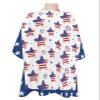 Stars Stripes Flag Barber Cape - Salon Hair Cutting Cape for Women,Men,Kids,Adults,4th-of-July Summer Holiday Haircut Cape with Adjustable Elastic Neckline Hairdressing Stylist Cape Gown Accessories view 1