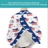Stars Stripes Flag Barber Cape - Salon Hair Cutting Cape for Women,Men,Kids,Adults,4th-of-July Summer Holiday Haircut Cape with Adjustable Elastic Neckline Hairdressing Stylist Cape Gown Accessories view 4