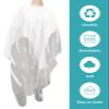 Minimalistic Leaves Barber Cape - Salon Hair Cutting Cape for Women,Men,Kids,Adults,Abstract Modern European Geometric Stripes Haircut Cape with Elastic Neckline Hairdressing Stylist Cape Gown view 2