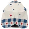 Blue Red Stars Barber Cape - Salon Hair Cutting Cape for Women,Men,Kids,Adults,Independence Day Burlap Buffalo Plaid Haircut Cape with Elastic Neckline Hairdressing Stylist Cape Gown Accessories view 3