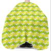 Abstract Modern Barber Cape - Salon Hair Cutting Cape for Women,Men,Kids,Adults,Yellow Green Geometriy Lines Minimalist Art Haircut Cape with Elastic Neckline Hairdressing Stylist Cape Gown view 3