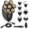 Electric Razor for Men, 5 In 1 Grooming Kit Electric Shaver For Men Rechargeable Body Beard Hair Trimmer Electric Razor Bald Head Shaving Machine view 1