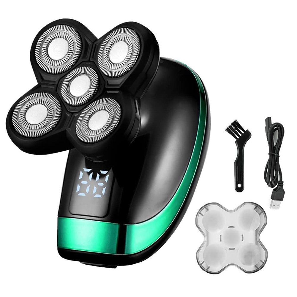 Electric Razor for Men, Multi Grooming Kit Digital Display Electric Shaver Hair Trimmer Beard Electric Razor Wet Dry Men Facial&Body Shaving Machine ( Color : Package B )