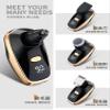 Electric Razor for Men, 5 In 1 Digital Display Wet Dry Electric Shaver Bald Shaving Machine Men Beard Hair Trimmer Body Facial Electric Razor Rechargeable view 3