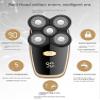Electric Razor for Men, 5 In 1 Digital Display Wet Dry Electric Shaver Bald Shaving Machine Men Beard Hair Trimmer Body Facial Electric Razor Rechargeable view 4