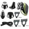 Electric Razor for Men, 5 in 1 Washable Professional Bald Shaving Machine for Men Electric Shaver Beard Trimmer Rechargeable Electric Razor Grooming Set view 4