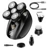 Electric Razor for Men, 5-blade LCD Display Wet Dry Beard Facial Body Electric Shaver Men Hair Electric Razor Bald Shaving Machine Waterproof Kit view 1