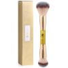 DUcare Foundation Powder Brush Double Ended Blush Makeup Brushes, Duo Bronzer Blush ideal for cream or powder view 1