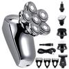 Electric Razor for Men, 6 in 1 Electric Razor Electric Shaver USB Rechargeable Shaving Machine for Men Beard Razor Wet-Dry Dual Use Water Proof Fast Charging view 1