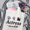GJTIM Actress Gift Actress Survival Kit Theatre Acting Gift Zipper Pouch Funny Makeup Bag for Drama Student (Survival Kit Actress Tote) view 3