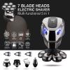 Electric Razor for Men, Men's Shaver Trimmer for Men Multifunctional Washing Razor Machine Shaving Electric Razor USB Charging Washable Bald Machine view 2