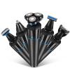 Electric Razor for Men, 5 In 1 Multifunctional Electric Shaver Men Razor Washable USB Rechargeable Beard Trimmer Rotary Shaver Nose Hair Trimmer view 1