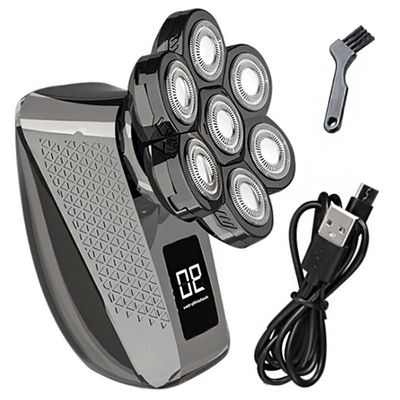 Electric Razor for Men, LCD 7 Blade Shaver Rechargeable Beard Shaved Electric Shaver Men Body Hair Trimmer Electric Shaver