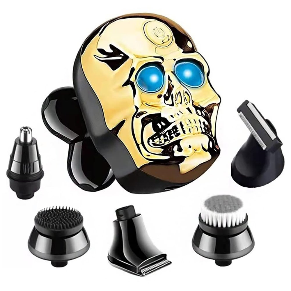 Electric Razor for Men, 6in1 Waterproof Rechargeable Electric Shaver Hair Trimmer Beard face Body Electric Razor Wet Dry balds Shaving machin