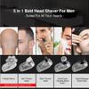 Electric Razor for Men, 5 in 1 Electric Shaver for Men Transparent Care Digital Display Hair Trimmer Beard Razor Wet Dry Men Shaving Machine view 3
