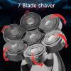 Electric Razor for Men, 5 In 1 Wet Dry Electric Shaver For Men Beard Hair Trimmer Electric Razor Rechargeable Shaving Machine LCD Display Grooming Kit view 3