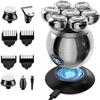 Electric Razor for Men, 7D Head Shaver for Men 6 in 1 Bald Shavers Wet Dry Electric Razor USB Rechargeable Electric Shavers Bald Head Clipper Trimmer view 1