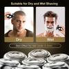 Electric Razor for Men, 7D Head Shaver for Men 6 in 1 Bald Shavers Wet Dry Electric Razor USB Rechargeable Electric Shavers Bald Head Clipper Trimmer view 4