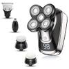 Electric Razor for Men, 5 In 1 Digital Display Rechargeable Electric Shaver For Men Hair Trimmer Beard Electric Razor Bald Shaving Machine Waterproof view 1