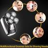 Electric Razor for Men, 5 In 1 Digital Display Rechargeable Electric Shaver For Men Hair Trimmer Beard Electric Razor Bald Shaving Machine Waterproof view 4