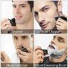 Electric Razor for Men, 4 in 1 Wet Dry Electric Shaver for Men Rechargeable Facial Electric Razor Machine for Shaving Beard Trimmer Hair Powerful Grooming Kit view 2