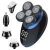 Electric Razor for Men, All In One Grooming Kit Facial Body Electric Shaver Hair Trimmer Beard Electric Razor For Men Bald Shaving Machine LCD Display view 1