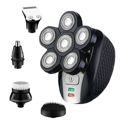 Electric Razor for Men, 5 In 1 Grooming Kit Wet And Dry Electric Shaver Beard Trimer Hair Trimmer Electric Razor Rechargeable Bald Shaving Machine