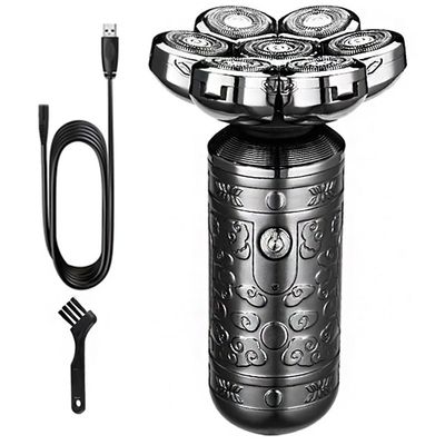 Electric Razor for Men, 7-blade Professional Beard Hair Electric Shaver For Men Rechargeable Head Electric Razor Bald Shaving Machine Metal Shell