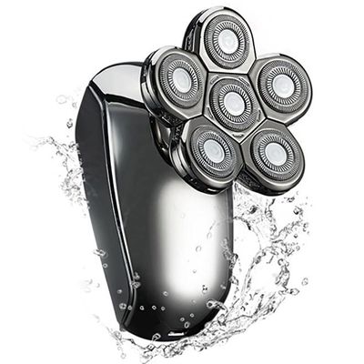 Electric Razor for Men, Rechargeable Powerful Hair Electric Shaver for Men Body Beard Trimmer Facial Grooming Electric Razor Bald Head Shaving Machine