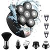 Electric Razor for Men, 6 in 1 Multifunction Rechargeable Electric Men Electric Shaver 6D Floating Heads Bald Head Shaver for Men view 1