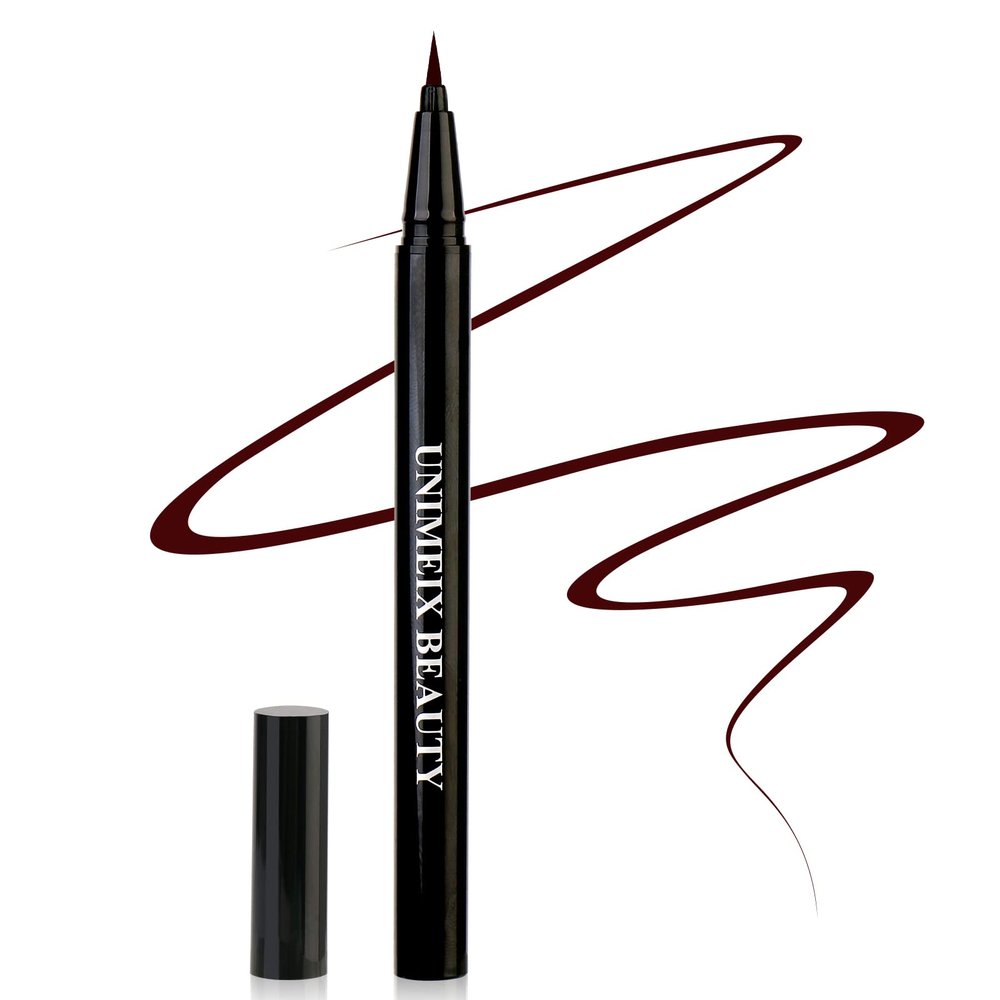 UNIMEIX Liquid Liner - Waterproof Eyeliner Pen, Precise All Day Wear, Brown