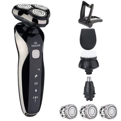 Electric Razor for Men, Men's Shaver Electric Shaver for Men Machine Shaving Hair Trimmer Machine Multifunctional 4 in 1 Razor USB Charging (Color : 3013pt-f)