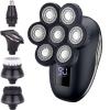 Electric Razor for Men, Multi Bald Electric Shaver for Men Grooming Kit Digital Display 7D Head Hair Trimmer Beard Razor Wet Dry Facial Shaving Machine view 1