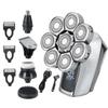 Electric Razor for Men, 5 in 1 Men's 8-Blade Head Multi Grooming Kit Digital Display Electric Shaver Hair Trimmer Beard Rlectric Razor Wet Dry Men Facial Shaving Machine view 1