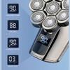 Electric Razor for Men, 5 in 1 Men's 8-Blade Head Multi Grooming Kit Digital Display Electric Shaver Hair Trimmer Beard Rlectric Razor Wet Dry Men Facial Shaving Machine view 3