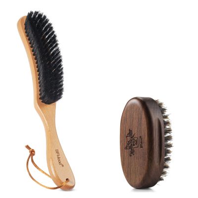 BFWood Clothes Brush and Small Travel Beard Brush